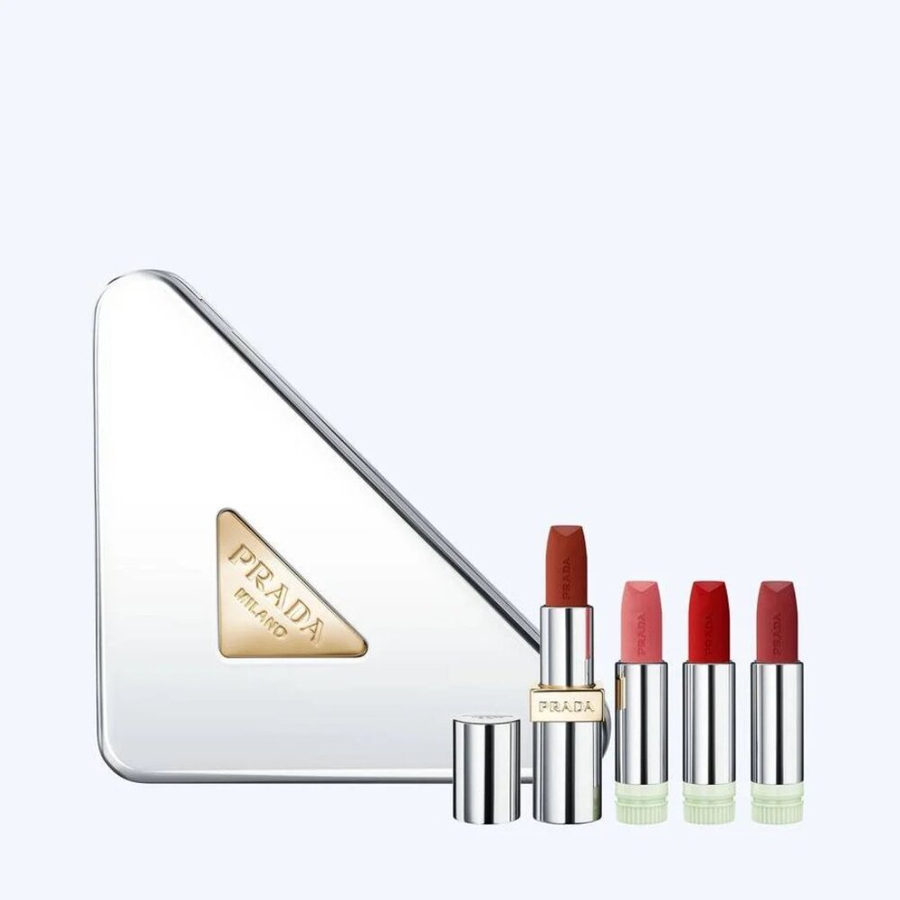 NEW Prada Monochrome Lipstick Clutch Gift Set